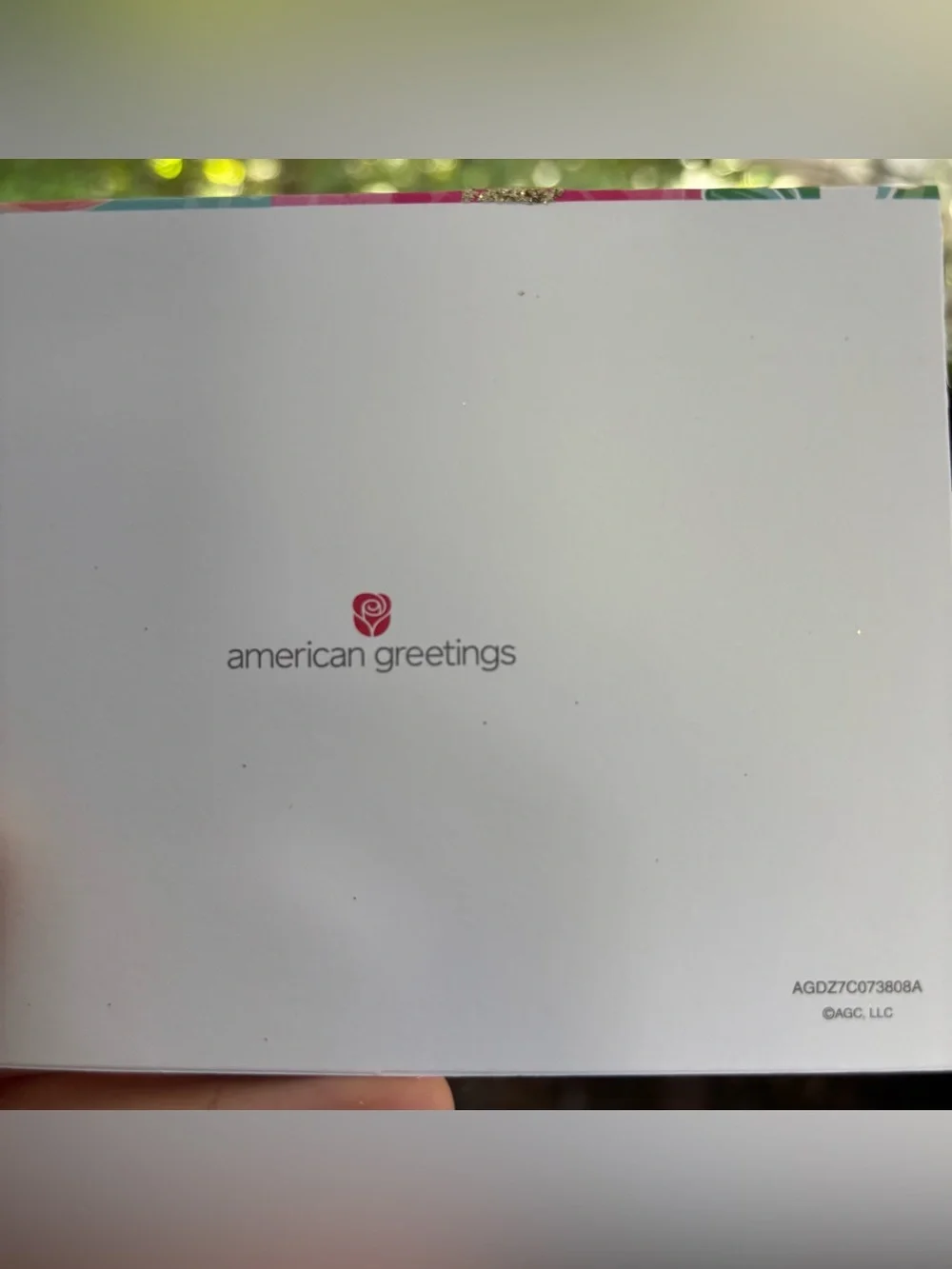 American Greetings Glitter Floral Blank Notecards & Neon Pink Envelopes - (15)